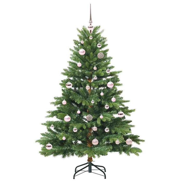 Brad de Crăciun artificial cu 150 LED Verde 150 cm PE și PVC - WALTI WALTI