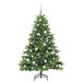Brad de Crăciun artificial cu 150 LED Verde 150 cm PE și PVC - WALTI WALTI