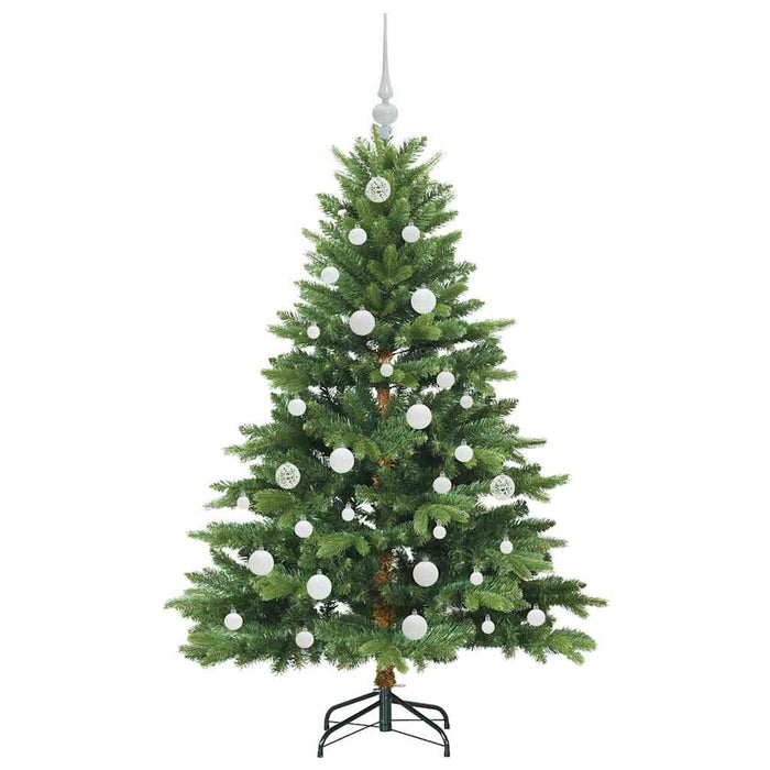 Brad de Crăciun artificial cu 150 LED Verde 150 cm PE și PVC - WALTI WALTI