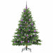Brad de Crăciun artificial cu 150 LED Verde 150 cm PE și PVC - WALTI WALTI