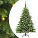 Brad de Crăciun artificial cu 150 LED Verde 150 cm PE și PVC - WALTI WALTI