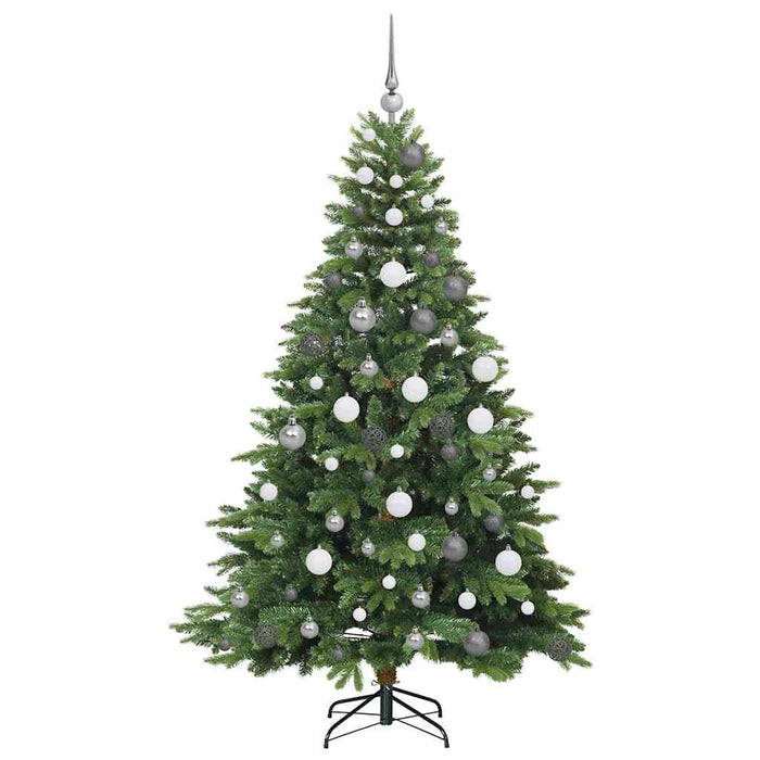Brad de Crăciun artificial cu 300 LED Verde 180 cm PE și PVC - WALTI WALTI
