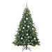 Brad de Crăciun artificial cu 300 LED Verde 180 cm PE și PVC - WALTI WALTI