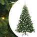 Brad de Crăciun artificial cu 300 LED Verde 180 cm PE și PVC - WALTI WALTI