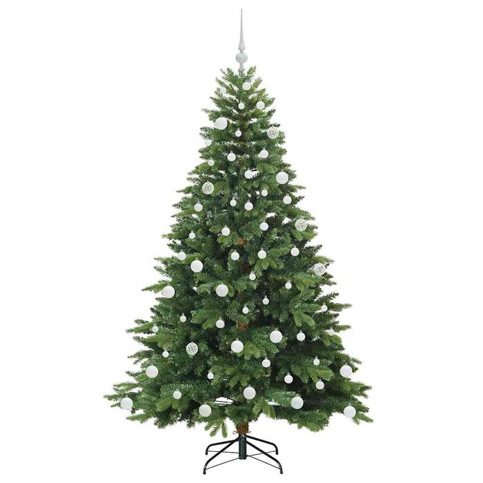 Brad de Crăciun artificial cu 300 LED Verde 180 cm PE și PVC - WALTI WALTI