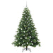 Brad de Crăciun artificial cu 300 LED Verde 180 cm PE și PVC - WALTI WALTI