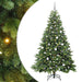 Brad de Crăciun artificial cu 300 LED Verde 210 cm PE și PVC - WALTI WALTI