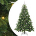 Brad de Crăciun artificial cu 300 LED Verde 210 cm PE și PVC - WALTI WALTI