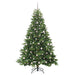Brad de Crăciun artificial cu 300 LED Verde 210 cm PE și PVC - WALTI WALTI