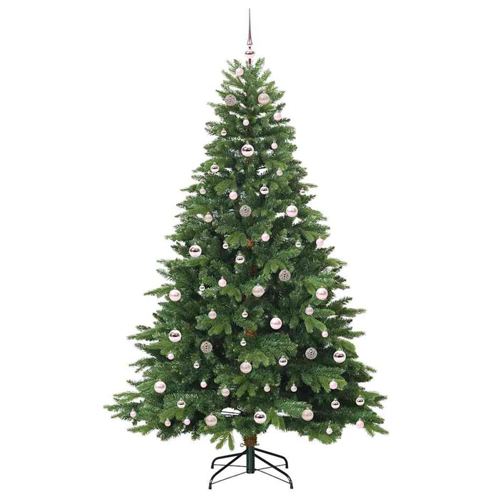 Brad de Crăciun artificial cu 300 LED Verde 210 cm PE și PVC - WALTI WALTI