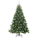 Brad de Crăciun artificial cu 300 LED Verde 210 cm PE și PVC - WALTI WALTI