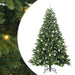 Brad de Crăciun artificial cu 300 LED Verde 210 cm PE și PVC - WALTI WALTI