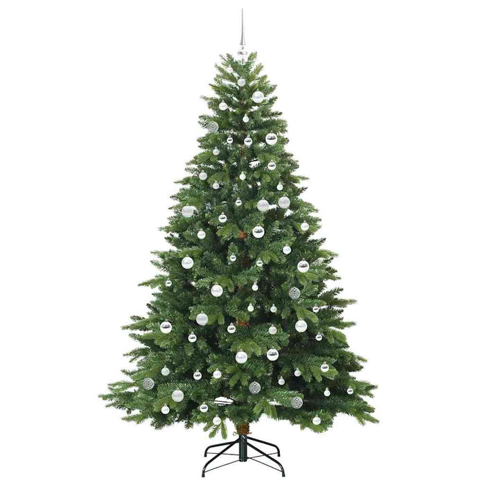 Brad de Crăciun artificial cu 300 LED Verde 210 cm PE și PVC - WALTI WALTI
