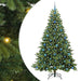 Brad de Crăciun artificial cu 300 LED Verde 210 cm PE și PVC - WALTI WALTI