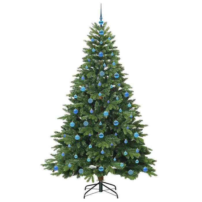 Brad de Crăciun artificial cu 300 LED Verde 210 cm PE și PVC - WALTI WALTI