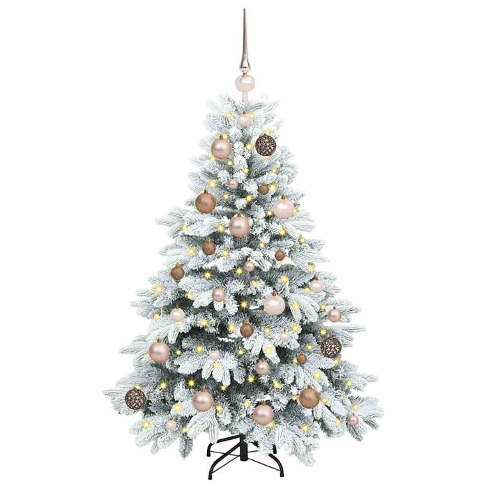 Brad de Crăciun artificial cu 150 LED Alb 120 cm PE și PVC - WALTI WALTI