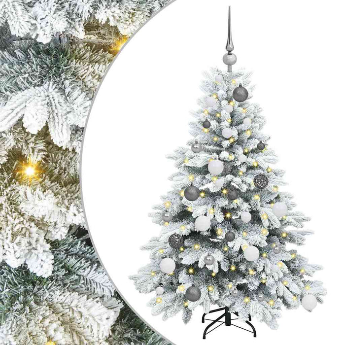 Brad de Crăciun artificial cu 150 LED Alb 120 cm PE și PVC - WALTI WALTI