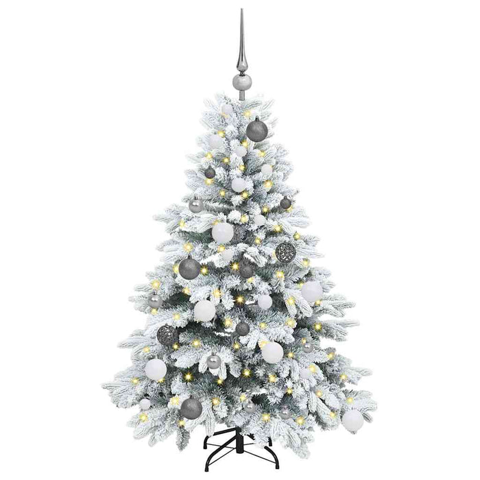 Brad de Crăciun artificial cu 150 LED Alb 120 cm PE și PVC - WALTI WALTI