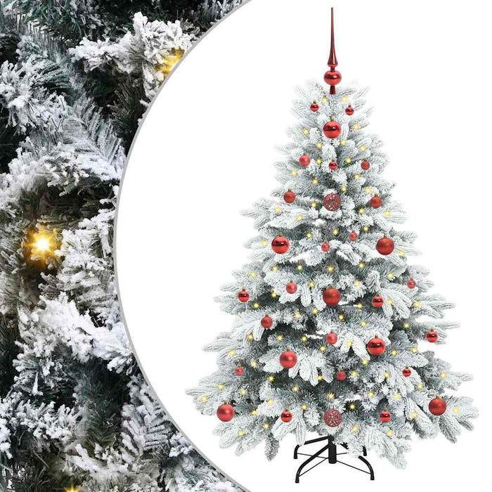 Brad de Crăciun artificial cu 150 LED Alb 120 cm PE și PVC - WALTI WALTI