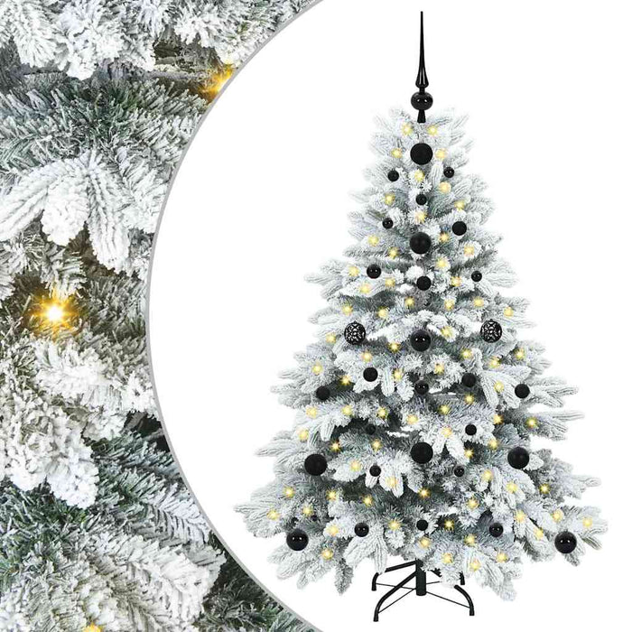 Brad de Crăciun artificial cu 150 LED Alb 120 cm PE și PVC - WALTI WALTI