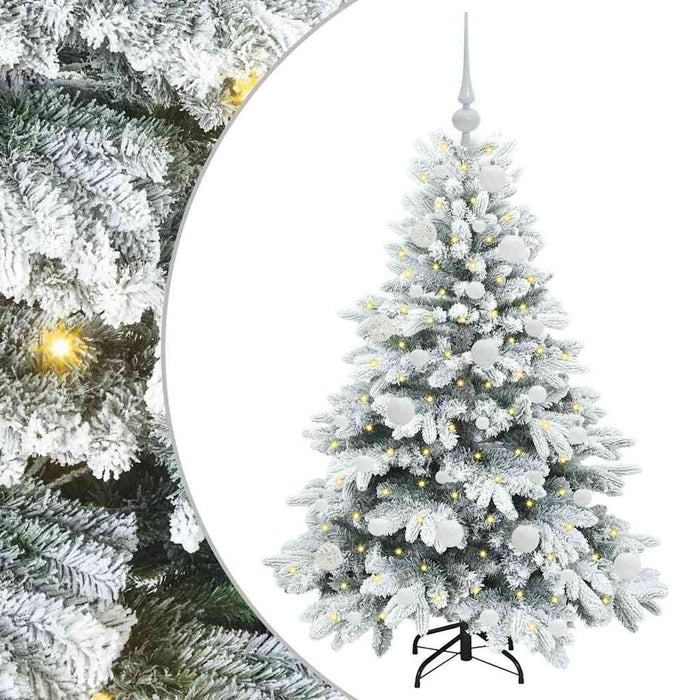 Brad de Crăciun artificial cu 150 LED Alb 120 cm PE și PVC - WALTI WALTI