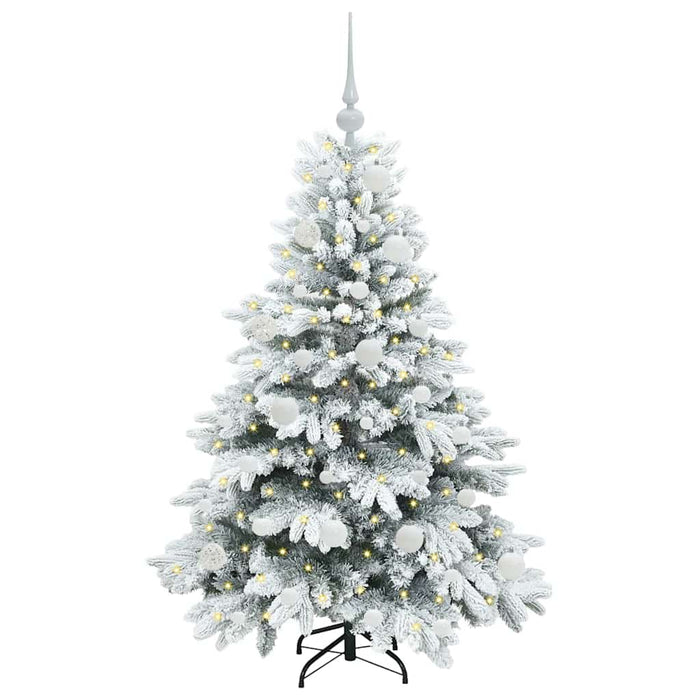 Brad de Crăciun artificial cu 150 LED Alb 120 cm PE și PVC - WALTI WALTI