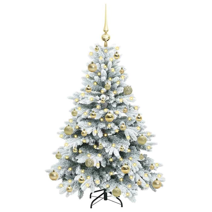 Brad de Crăciun artificial cu 150 LED Alb 120 cm PE și PVC - WALTI WALTI