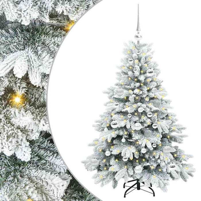 Brad de Crăciun artificial cu 150 LED Alb 120 cm PE și PVC - WALTI WALTI
