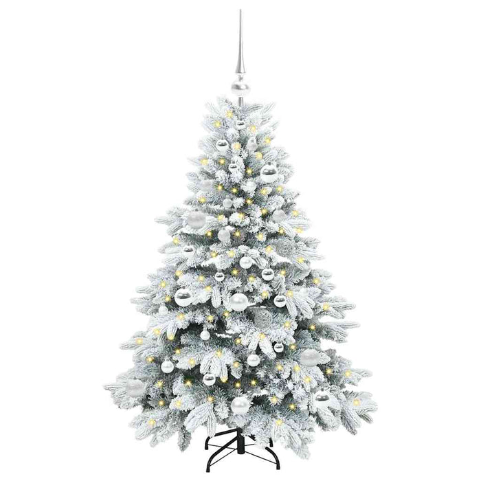 Brad de Crăciun artificial cu 150 LED Alb 120 cm PE și PVC - WALTI WALTI