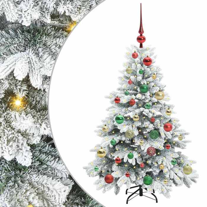 Brad de Crăciun artificial cu 150 LED Alb 120 cm PE și PVC - WALTI WALTI