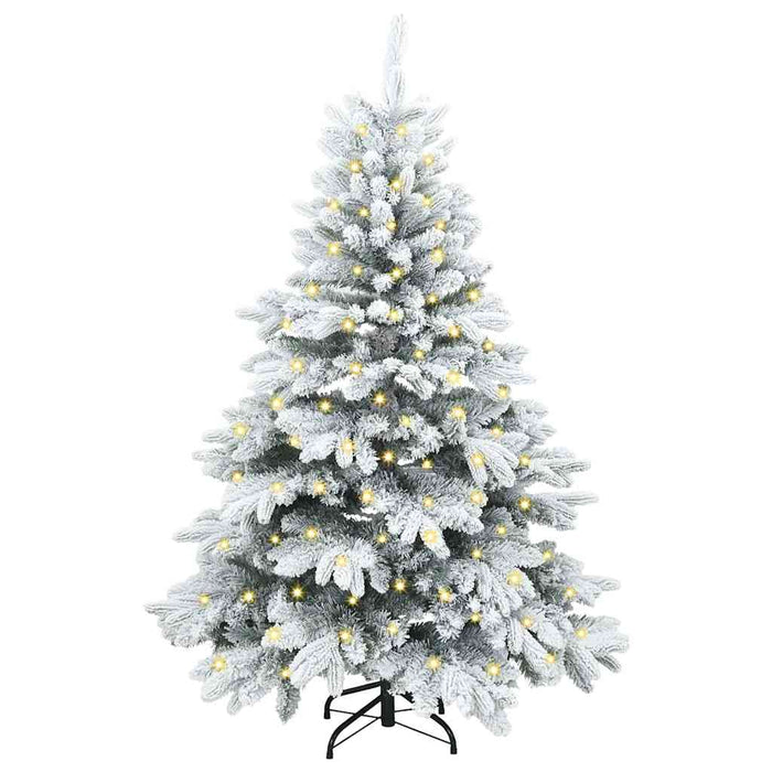 Brad de Crăciun artificial cu 150 LED Alb 150 cm PE și PVC - WALTI WALTI
