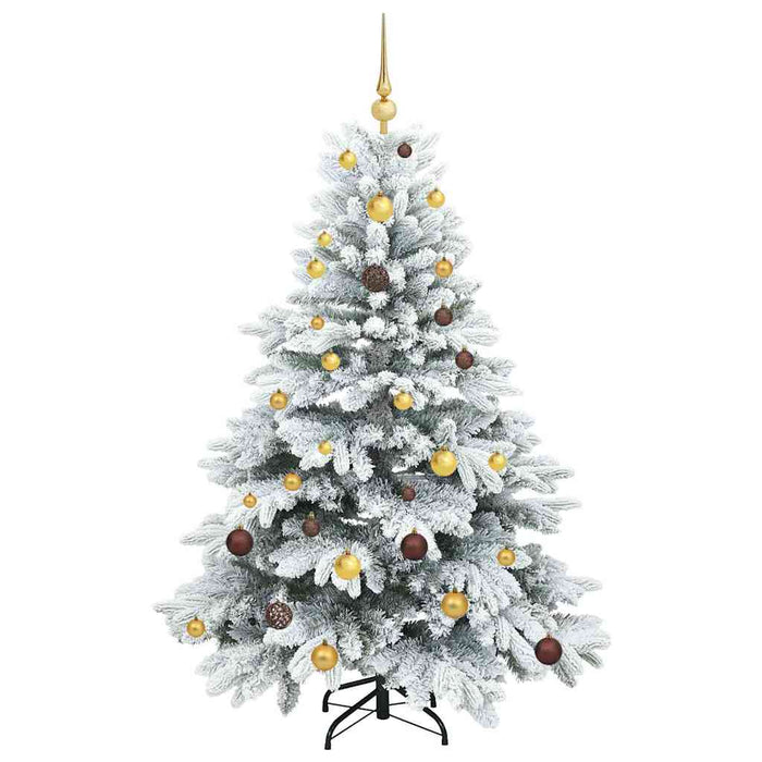 Brad de Crăciun artificial cu 150 LED Alb 150 cm PE și PVC - WALTI WALTI