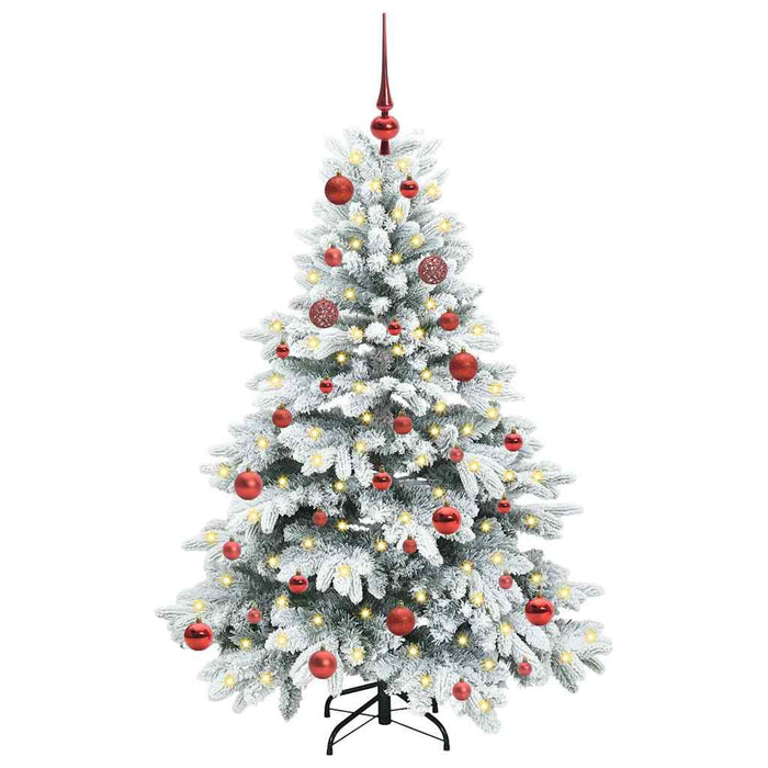 Brad de Crăciun artificial cu 150 LED Alb 150 cm PE și PVC - WALTI WALTI