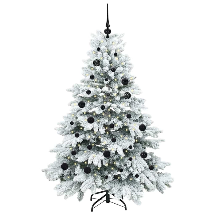 Brad de Crăciun artificial cu 150 LED Alb 150 cm PE și PVC - WALTI WALTI