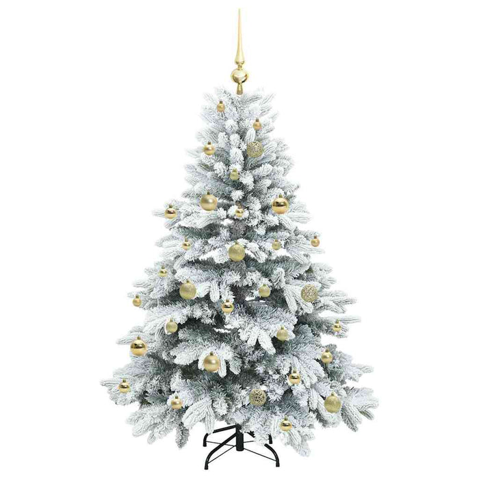 Brad de Crăciun artificial cu 150 LED Alb 150 cm PE și PVC - WALTI WALTI