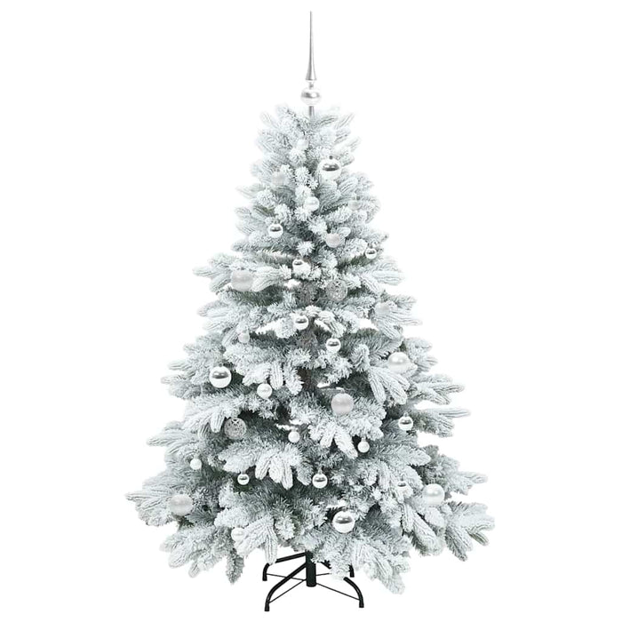Brad de Crăciun artificial cu 150 LED Alb 150 cm PE și PVC - WALTI WALTI