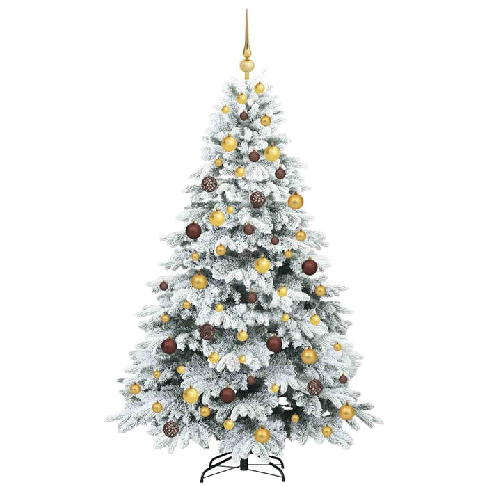 Brad de Crăciun artificial cu 300 LED Alb 180 cm PE și PVC WALTI