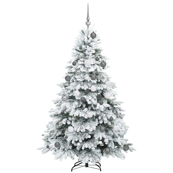 Brad de Crăciun artificial cu 300 LED Alb 180 cm PE și PVC - WALTI WALTI