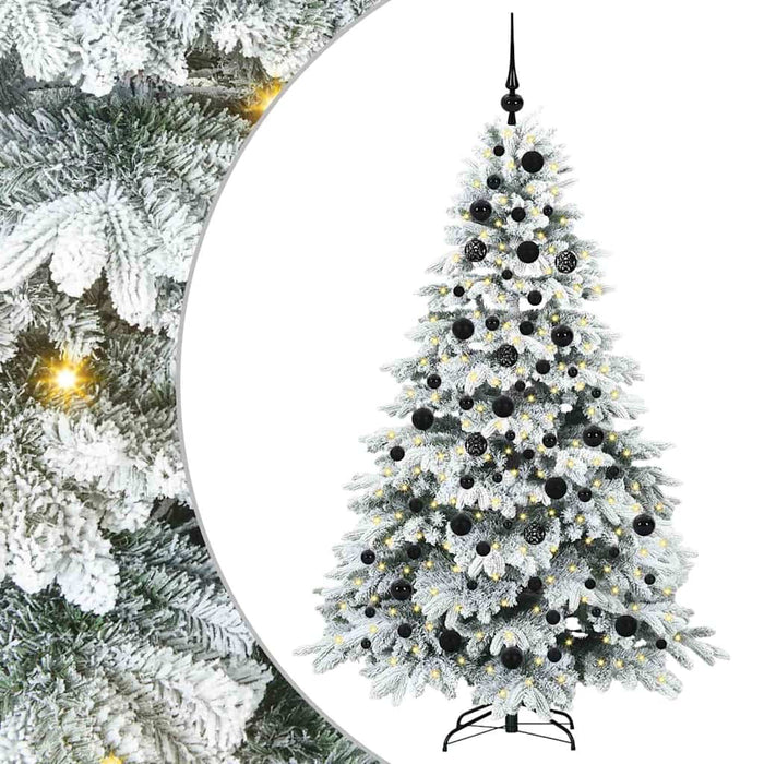 Brad de Crăciun artificial cu 300 LED Alb 180 cm PE și PVC - WALTI WALTI