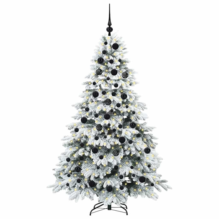 Brad de Crăciun artificial cu 300 LED Alb 180 cm PE și PVC - WALTI WALTI