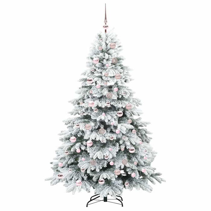 Brad de Crăciun artificial cu 300 LED Alb 180 cm PE și PVC - WALTI WALTI