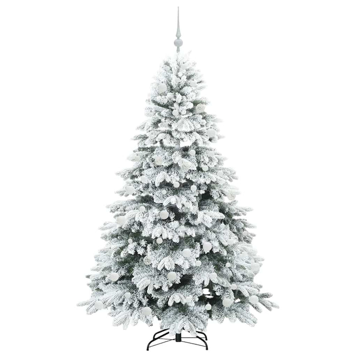 Brad de Crăciun artificial cu 300 LED Alb 180 cm PE și PVC - WALTI WALTI