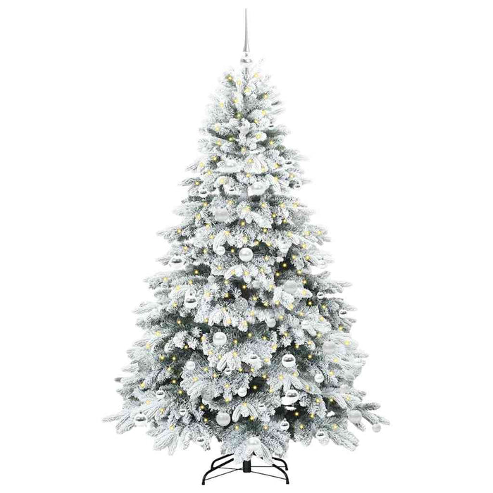 Brad de Crăciun artificial cu 300 LED Alb 180 cm PE și PVC - WALTI WALTI