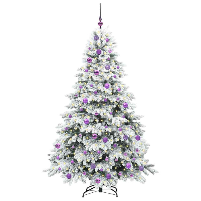 Brad de Crăciun artificial cu 300 LED Alb 180 cm PE și PVC - WALTI WALTI