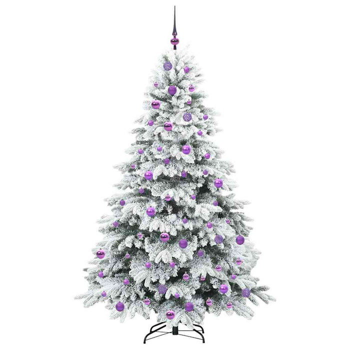 Brad de Crăciun artificial cu 300 LED Alb 180 cm PE și PVC - WALTI WALTI