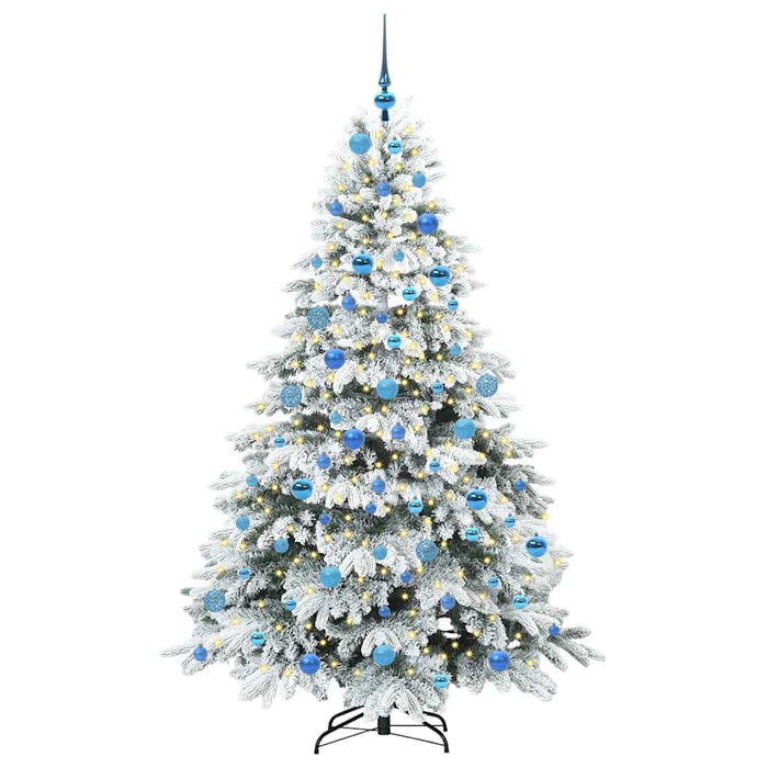 Brad de Crăciun artificial cu 300 LED Alb 180 cm PE și PVC - WALTI WALTI