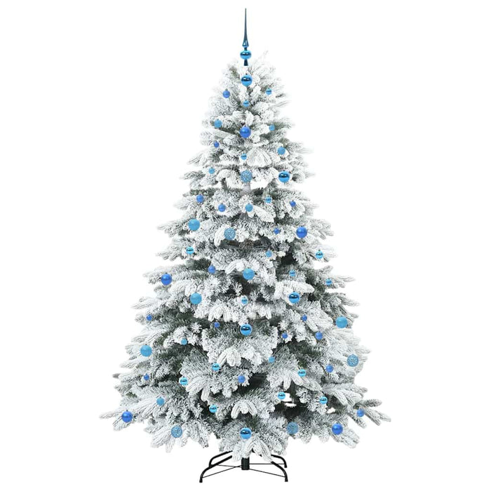 Brad de Crăciun artificial cu 300 LED Alb 210 cm PE și PVC WALTI