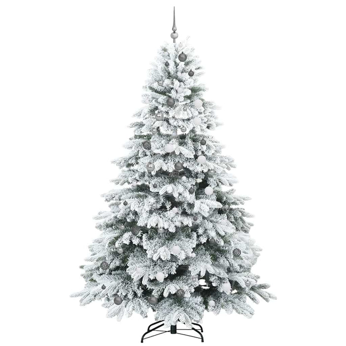 Brad de Crăciun artificial cu 300 LED Alb 240 cm PE și PVC WALTI