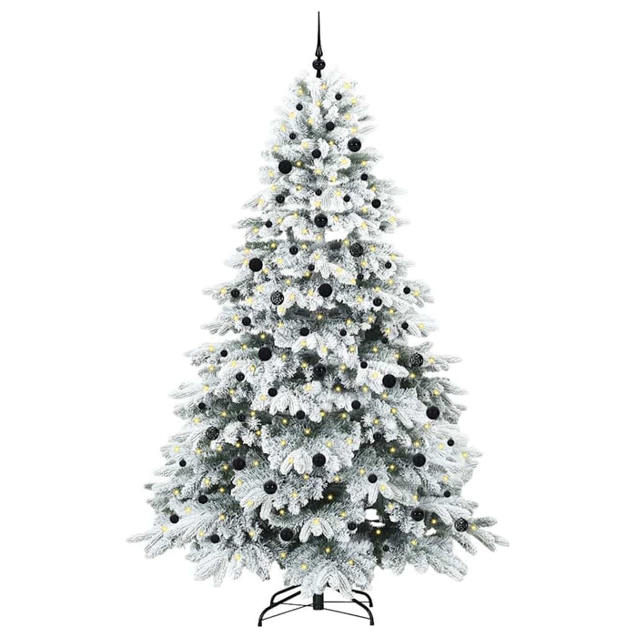Brad de Crăciun artificial cu 300 LED Alb 240 cm PE și PVC WALTI