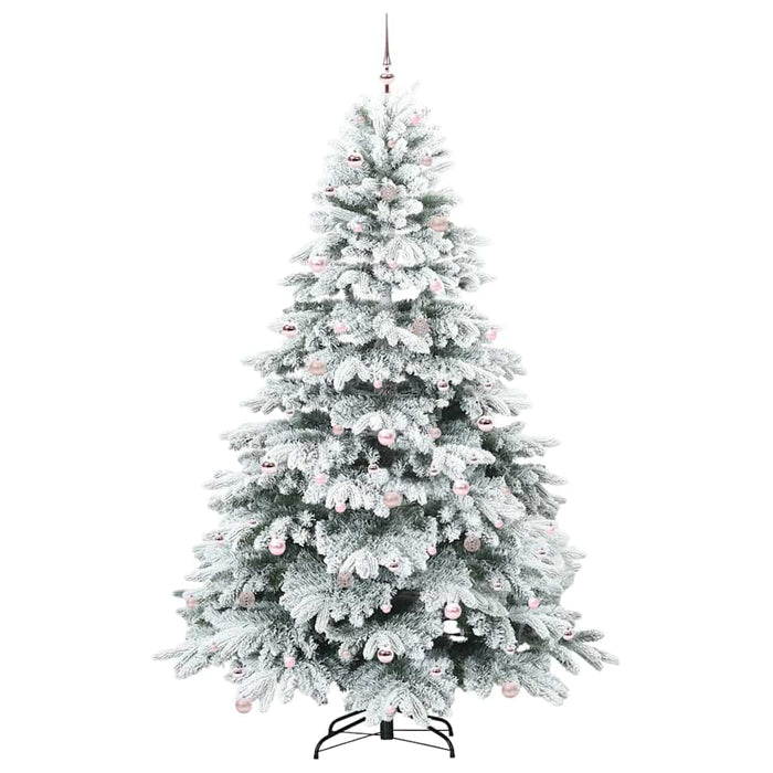 Brad de Crăciun artificial cu 300 LED Alb 240 cm PE și PVC WALTI